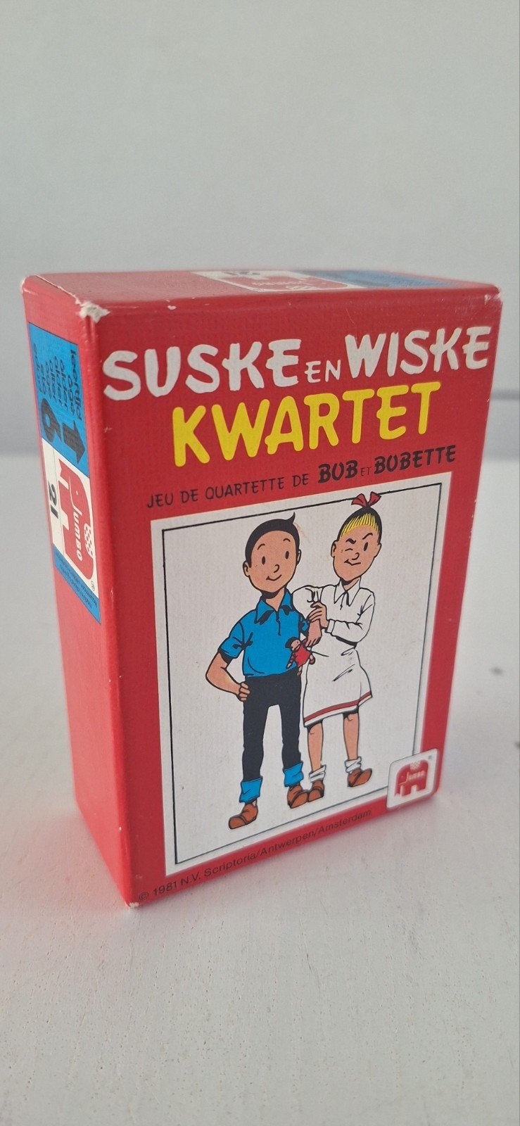 Suske en Wiske Kwintet Kaartspel - Vintage Jumbo Kwintet, Een of twee spelers, Ophalen of Verzenden, Gebruikt, Jumbo