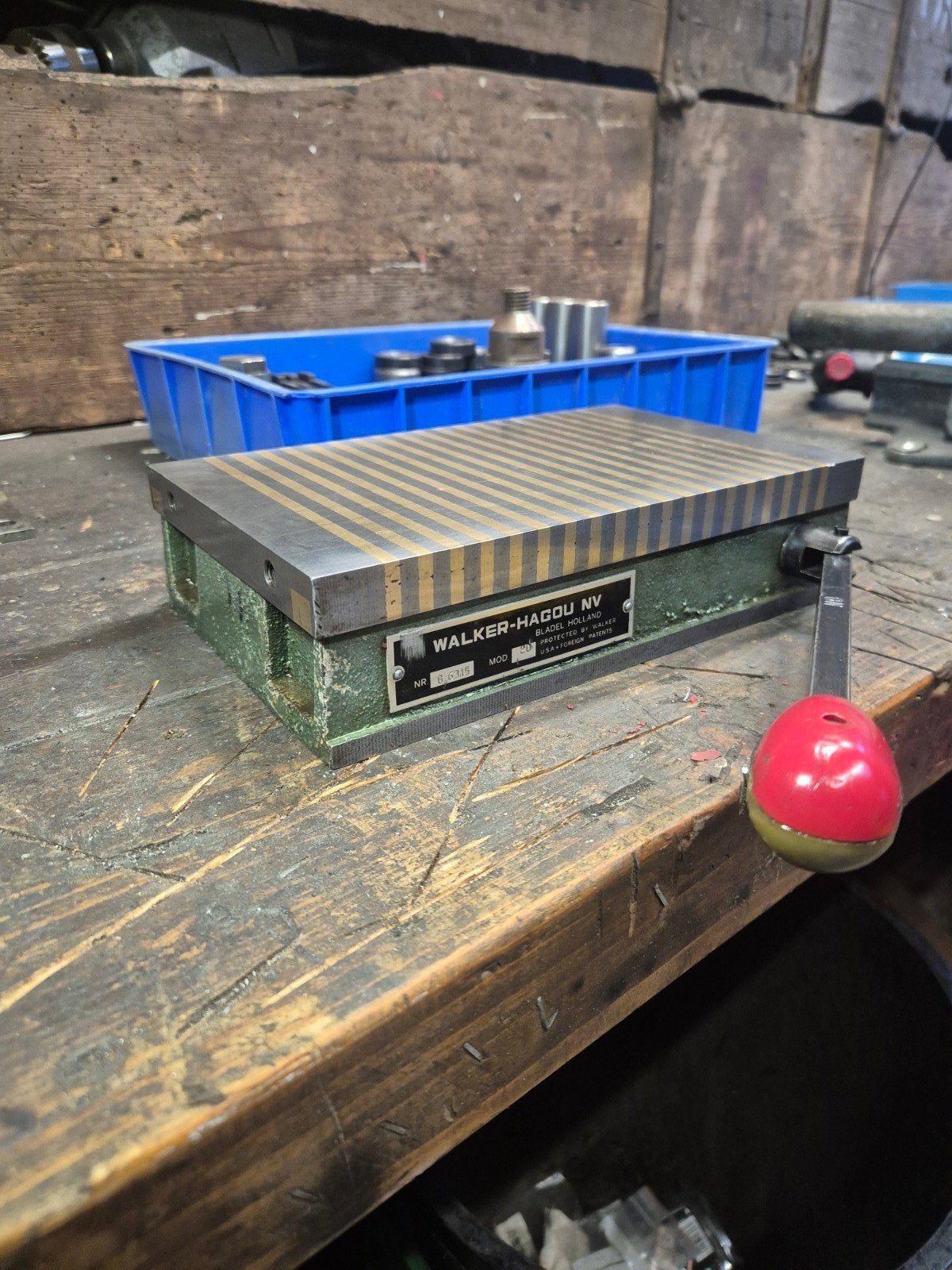 Walker Hagou magneetopspanplaat magneettafel 150x250, Doe-het-zelf en Verbouw, Gereedschap | Slijpmachines, Ophalen of Verzenden