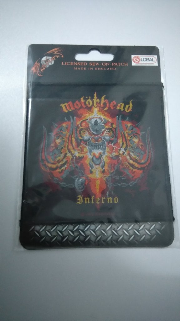 Motorhead Inferno 2010 Licensed patch kleding embleem metal, Verzamelen, Ophalen of Verzenden, Nieuw, Kleding