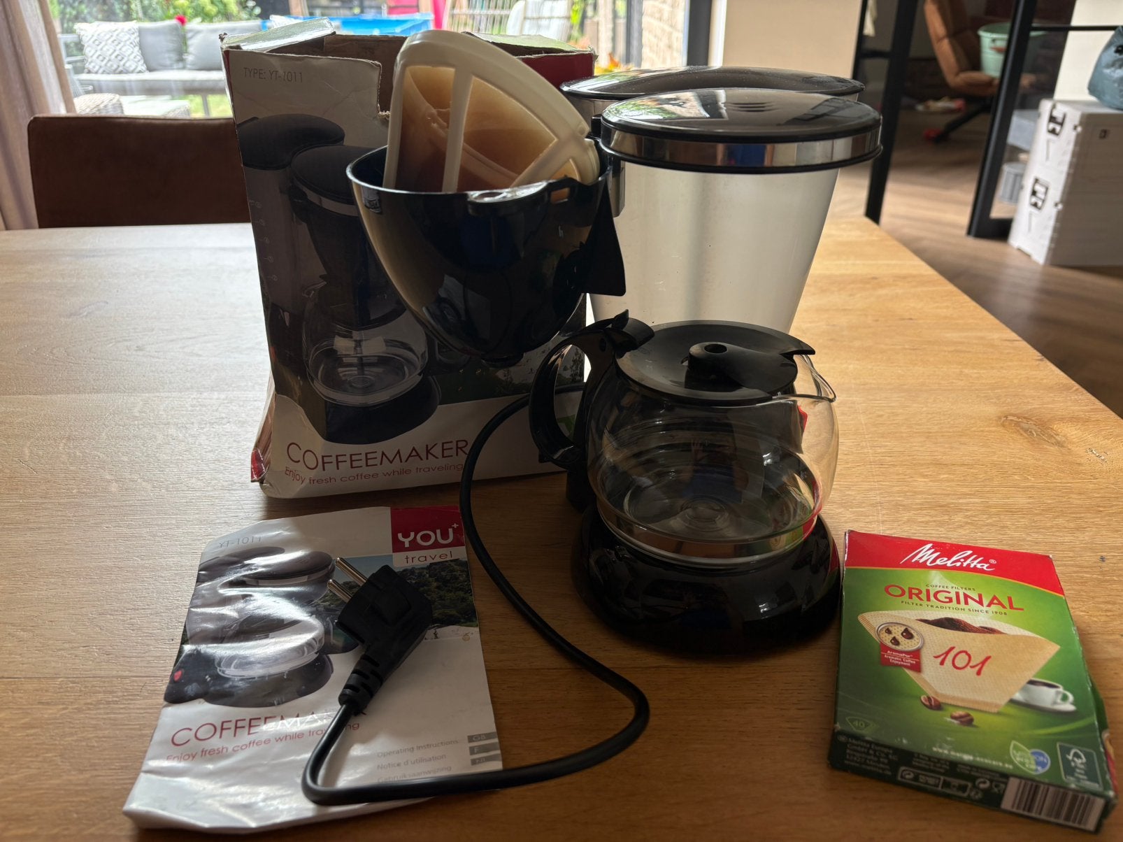 Camping koffiezetter, Ophalen of Verzenden, Zo goed als nieuw