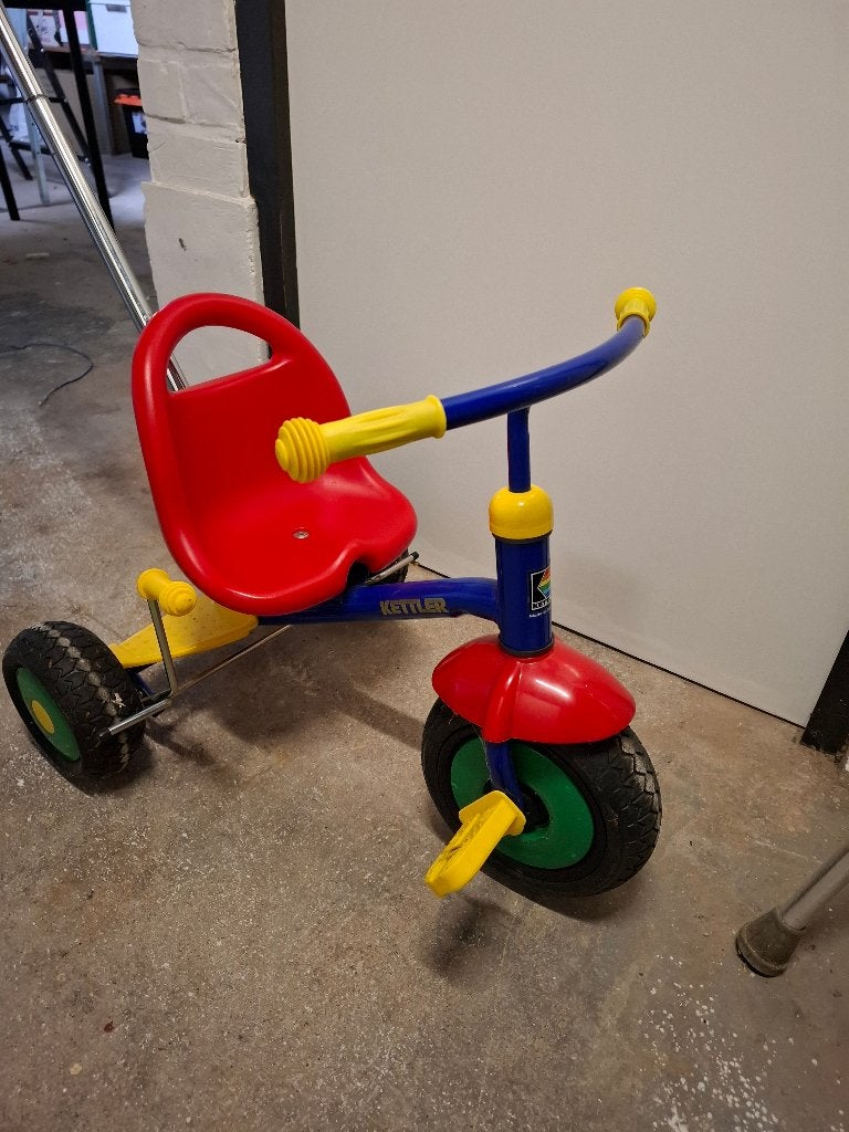 Duwfiets driewieler, Ophalen of Verzenden, Gebruikt, Overige merken, Verstelbare zitting