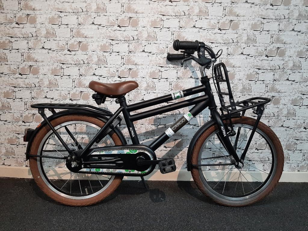 Alpina Cargo, 18 inch jongensfiets met batterijverlichting, Ophalen, Gebruikt, Versnellingen, 18 inch