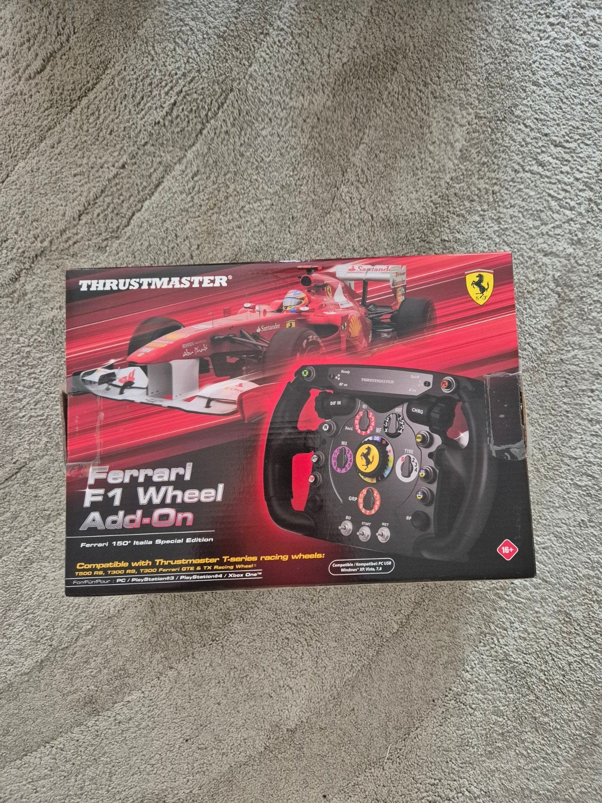 Thrustmaster Ferrari F1 Wheel Add-On (T-Series), Ophalen, Gebruikt, 1 speler, Racen en Vliegen