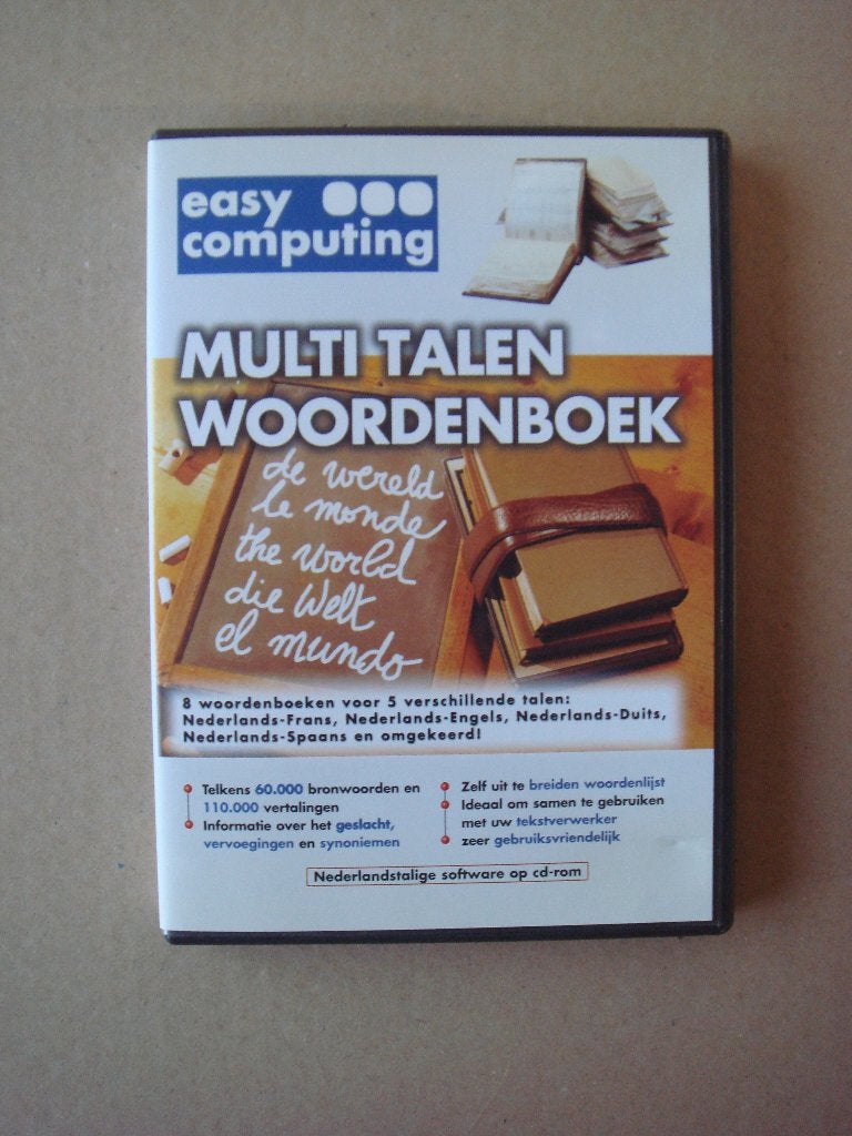 Multi Talen Woordenboek CD-ROM, Computers en Software, Educatie- en Cursussoftware, Ophalen of Verzenden, Zo goed als nieuw, Taalcursus