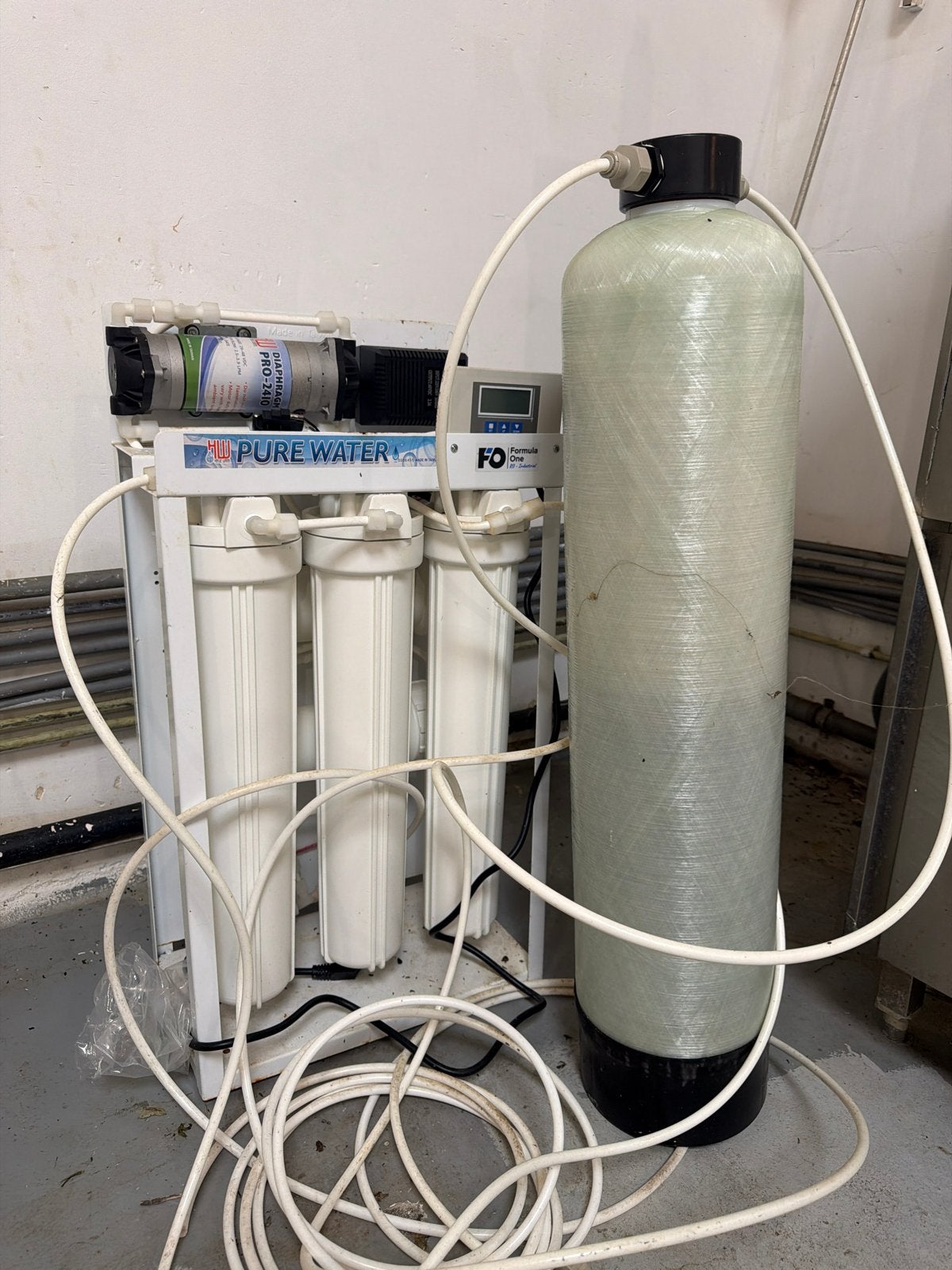HW Pure Water Waterontharder - Zo goed als nieuw, Ophalen, Zo goed als nieuw, Elektrische waterontharder