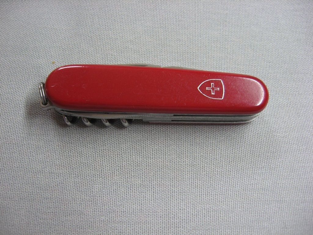 Victorinox zakmes old cross 3 laags met zaagje zgan zeldzaam, Ophalen of Verzenden, Zo goed als nieuw