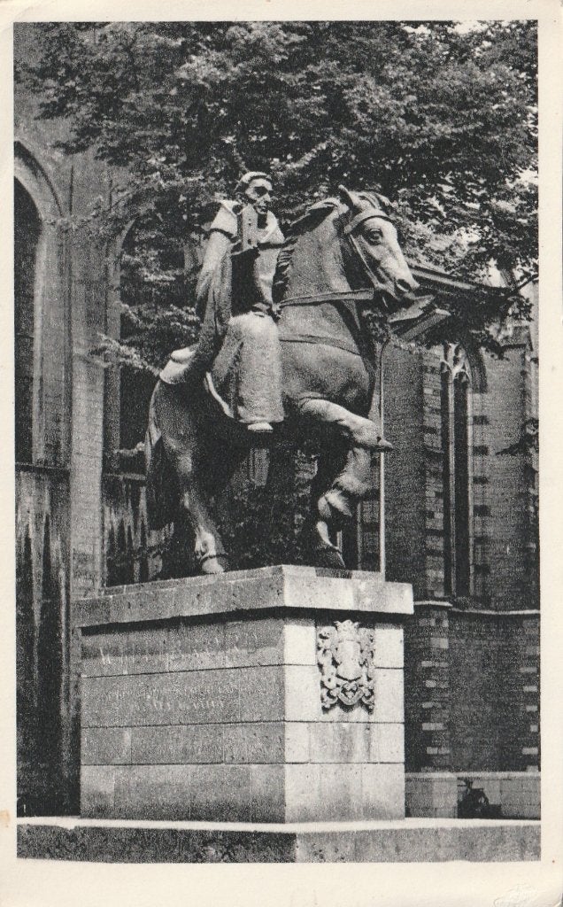 UTRECHT Willibrord Standbeeld Janskerkhof, Verzenden, 1940 tot 1960, Ongelopen, Utrecht