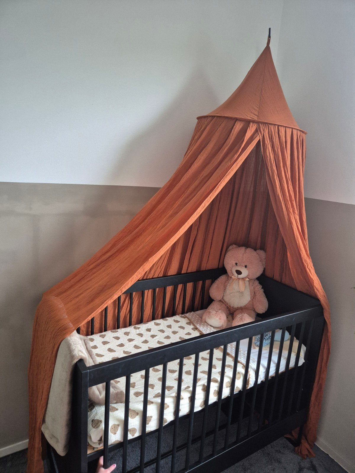Piekstok en hemeltje voor babybedje, Kinderen en Baby's, Ophalen of Verzenden, Zo goed als nieuw, Minder dan 140 cm, Minder dan 70 cm