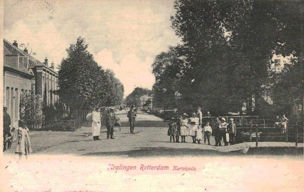 Oude Ansichtkaart Kralingen Rotterdam Kortekade, Verzamelen, Verzenden, Voor 1920, Gelopen, Zuid-Holland