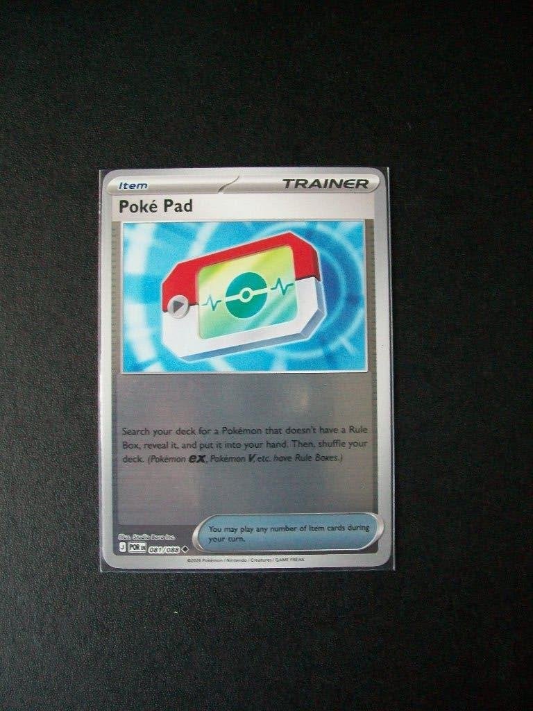 3720. Nieuwe Pokemon Kaart Holofoil Trainer POKE PAD 081/088, Verzenden, Nieuw, Losse kaart, Foil