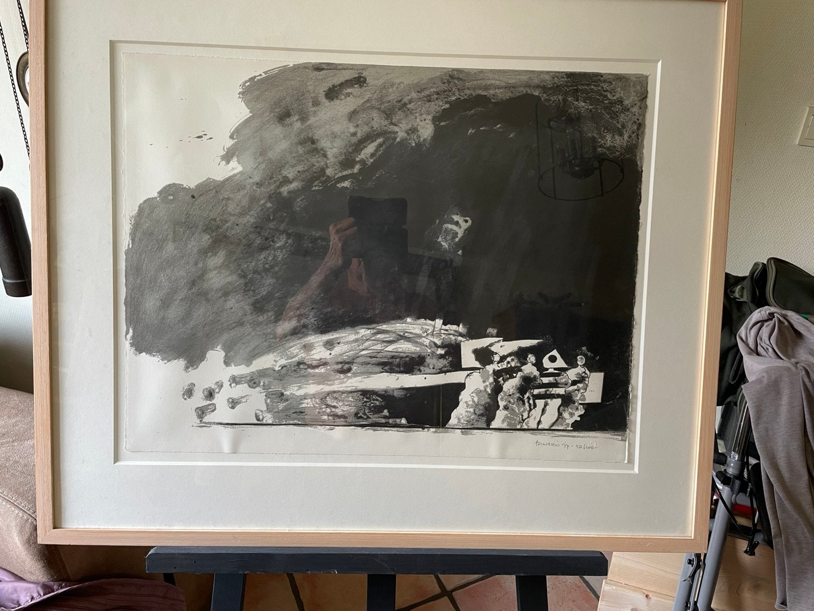 zeefdruk  Jef Diederen, Antiek en Kunst, Kunst | Schilderijen | Klassiek, Ophalen, Overige onderwerpen