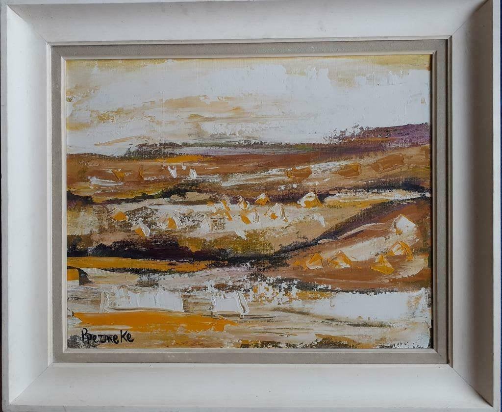 Te koop schilderij Paul Permeke, Ophalen of Verzenden, Expressionistisch, Landschap, Doek