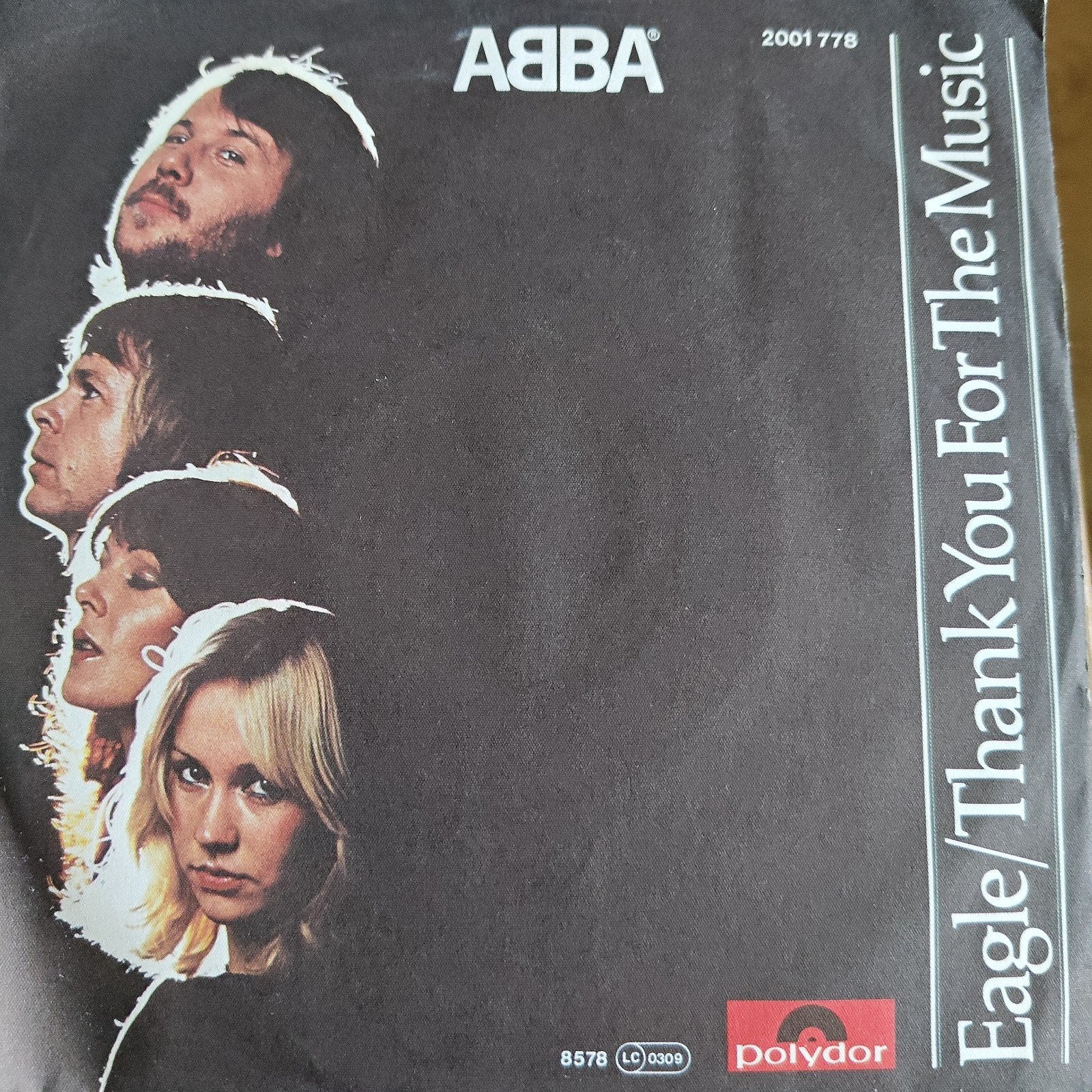 ABBA - Eagle / Thank You For The Music (Vinyl Single), Ophalen of Verzenden, 1970 - 1979, Gebruikt, 7 inch