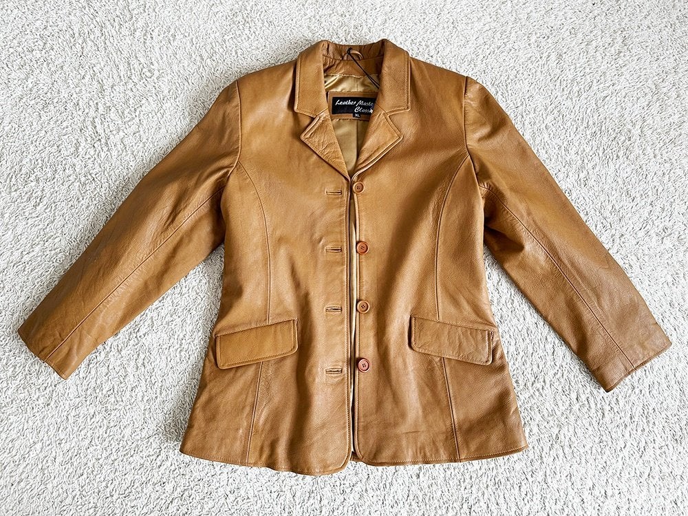 Soepele Leren Leather Master Classics Jas 4 (XL) € 65,-, Leather Master Classics, Zwart, Maat 46/48 (XL) of groter, Nieuw