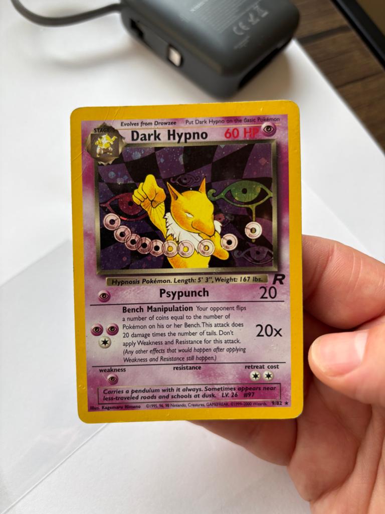 Dark Hypno Holo Rocket Set (9/82), Ophalen, Gebruikt, Losse kaart, Foil