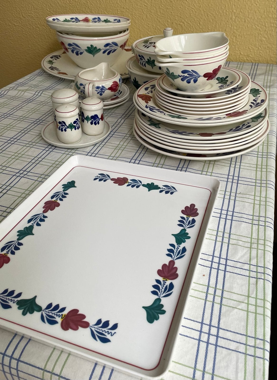 Boerenbont Servies - Diverse Jaren en Onderdelen, Ophalen, Gebruikt, Overige merken, Keramiek