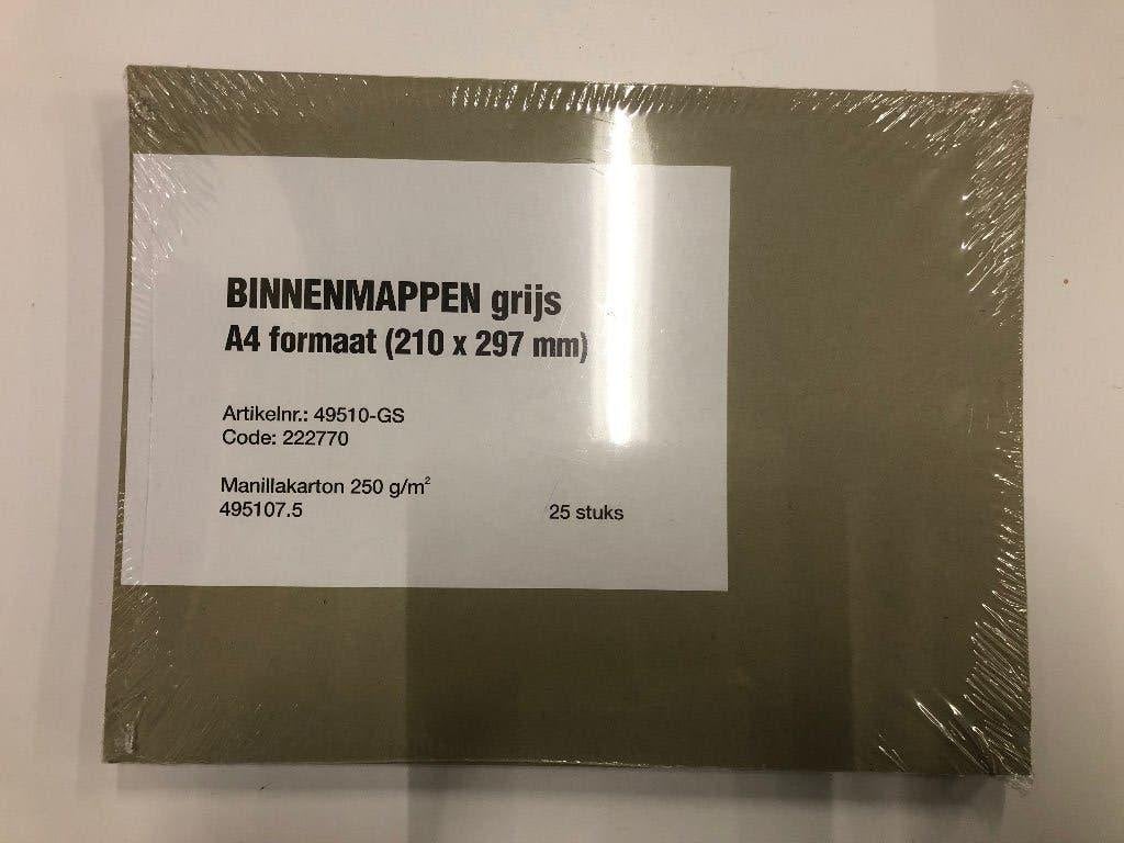 Binnenmappen grijs, Ophalen of Verzenden, Nieuw