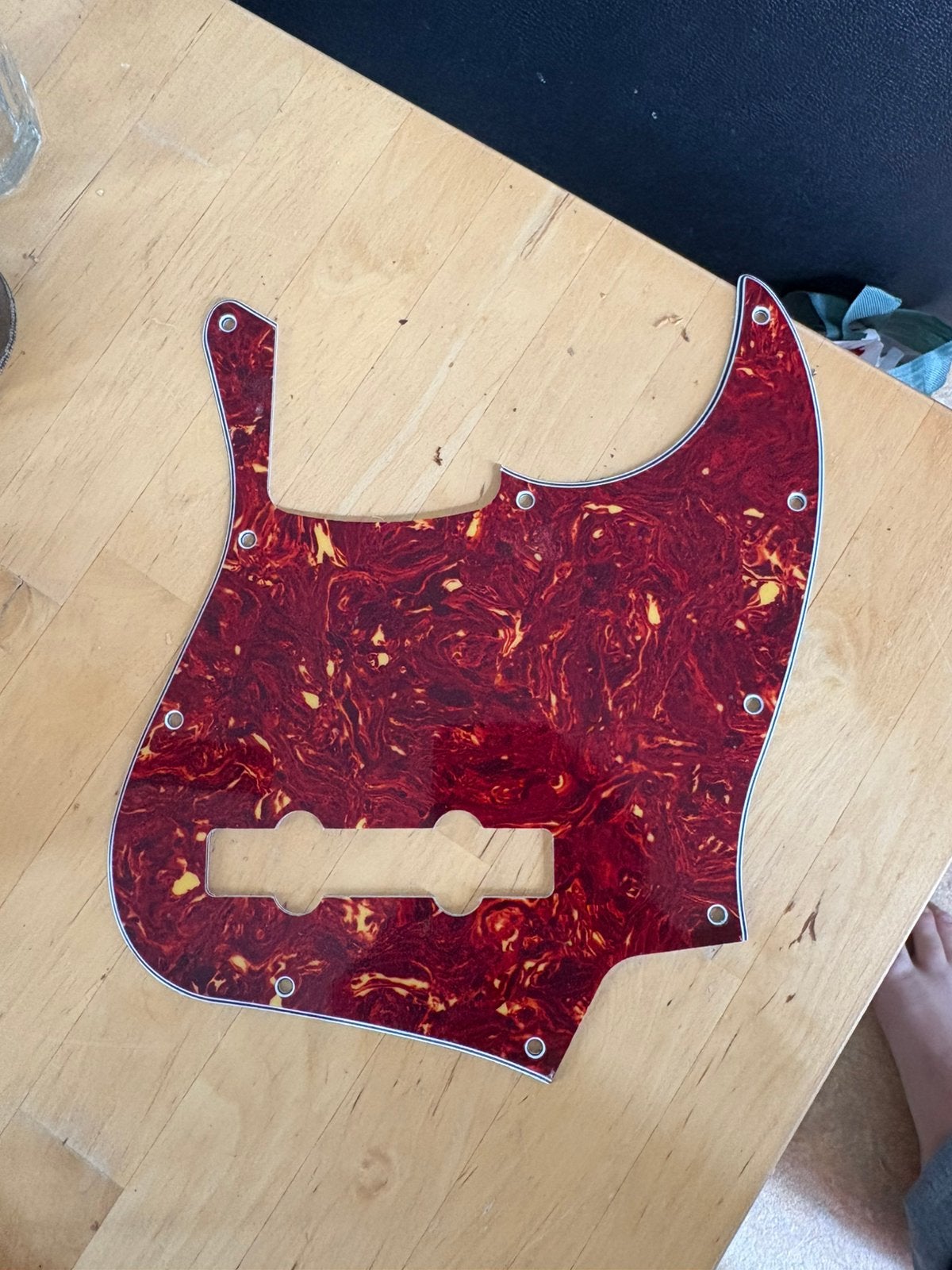 5 snaar jazz bass tortoise slagplaat, Ophalen of Verzenden, Zo goed als nieuw