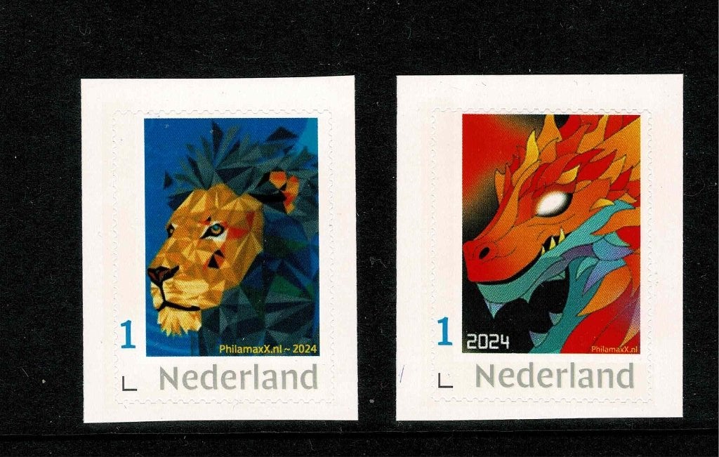 PPZ 2 persoonlijke "Crypto" zegels. Heel mooi. 🤩🤩, Verzenden, Na 1940, Postfris
