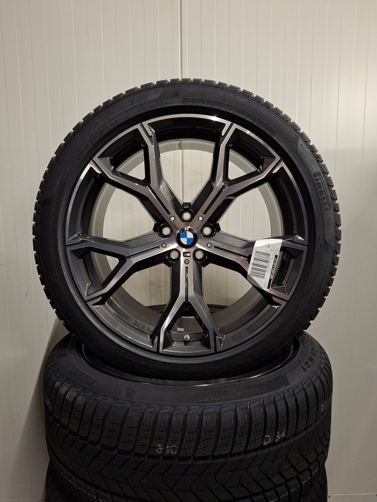 21' BMW X5 X6 Styling 741M met winterbanden Splinternieuw
