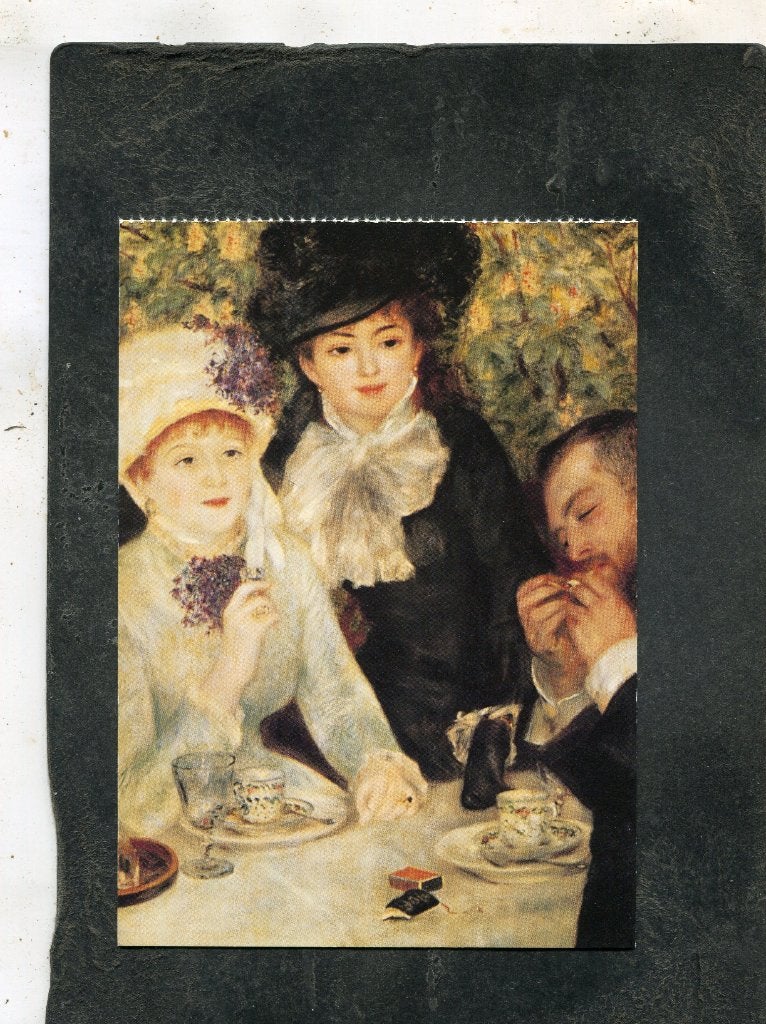 Ansicht Auguste Renoir - Na het middagmaal, Verzenden, 1980 tot heden, Ongelopen, Overige thema's