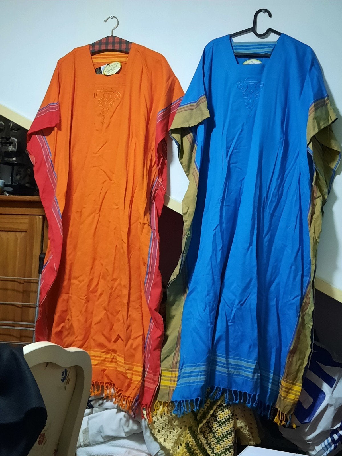Kikoy by One Way Wear Kaftan Jurk - Nieuw met labels, Maat 38/40 (M), Nieuw, Oranje, Ophalen of Verzenden