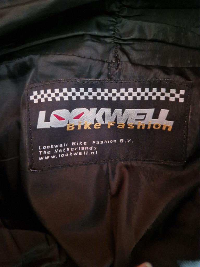 Lederen motorbroek heren, Lookwell, Motoren, Ophalen, Tweedehands, Heren, Broek | leer