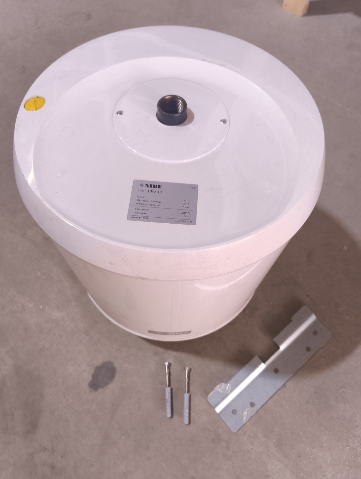 NIBE UKV 40 Buffer/Comfort Vat - 40 Liter Shuntvat, Ophalen of Verzenden