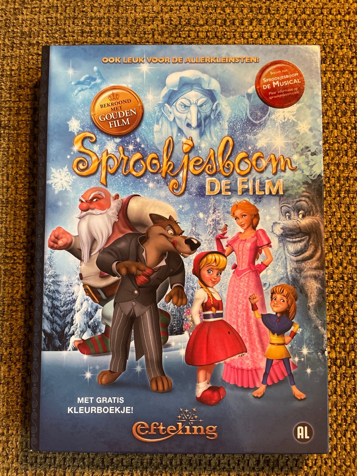 Sprookjesboom De Film dvd Efteling, Animatie, Alle leeftijden, Nederlands, Zo goed als nieuw