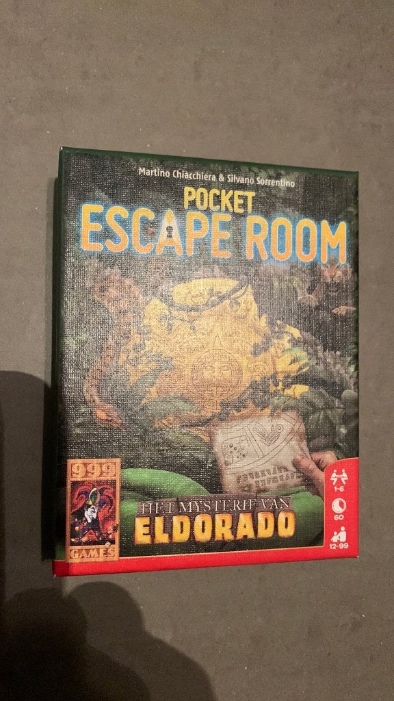 Escape room pocket. Het mysterie van Eldorado, Ophalen of Verzenden, Zo goed als nieuw
