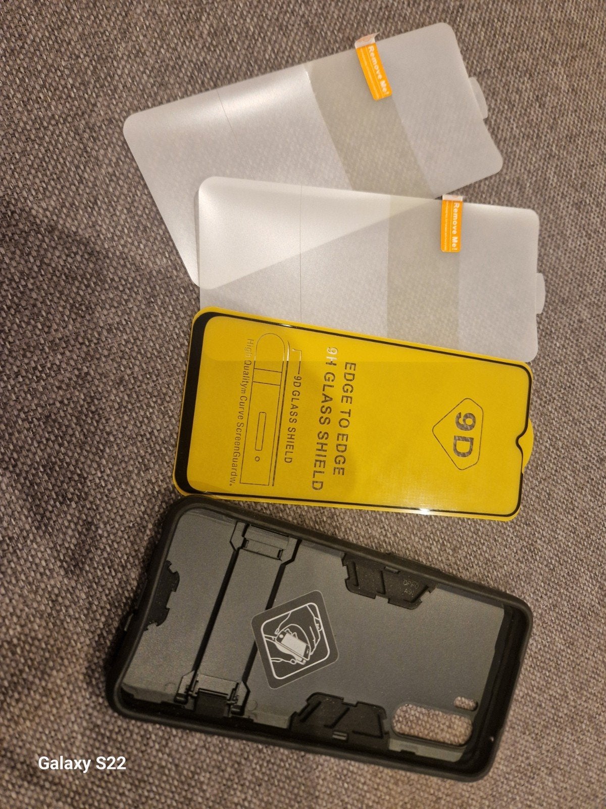 Oppo A91 Hoesje en Screenprotector Set, Ophalen, Nieuw, Bescherming, Universeel