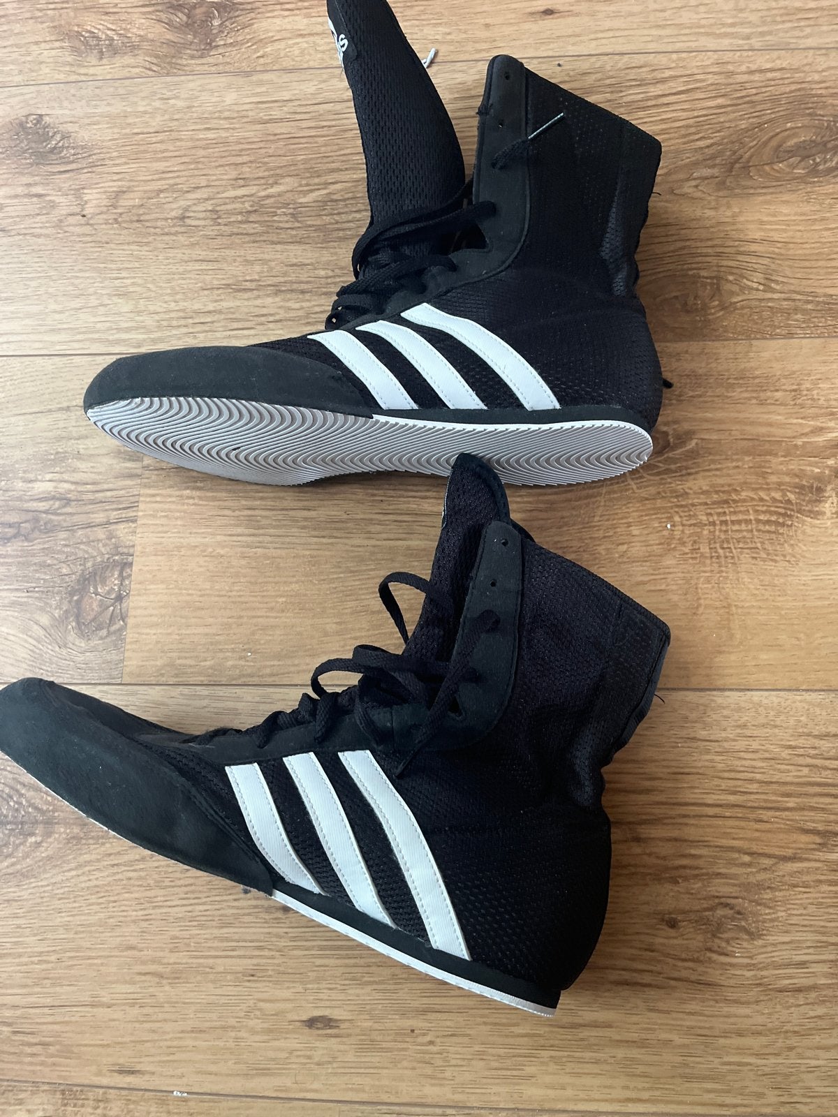Adidas boksschoenen - Maat 44 2/3 (US 10), Ophalen, Gebruikt, Boksschoenen