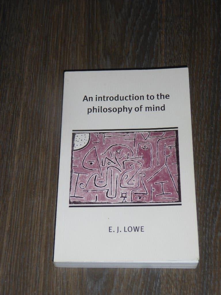 E.J. LOWE - An introduction to the philosophy of mind, Non-fictie, Verzenden, Zo goed als nieuw, E.J.LOWE