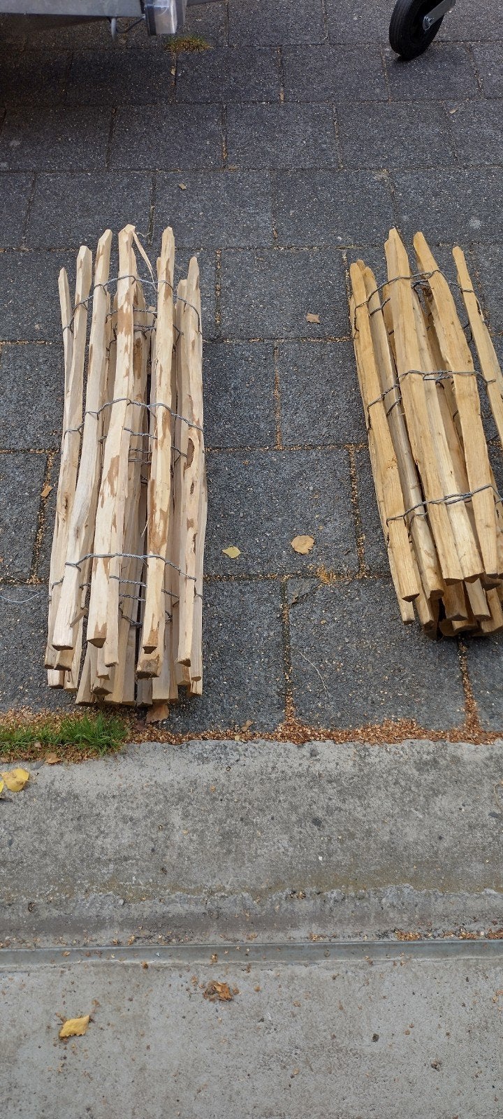 Houten hekwerk/tuinschermen - diverse afmetingen, Ophalen, Gebruikt, Minder dan 3 meter, Minder dan 1 meter