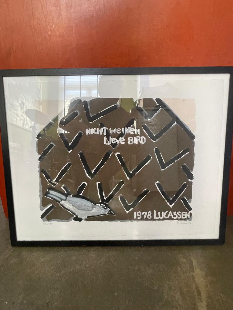 Litho Reinier Lucassen 1979, Antiek en Kunst, Ophalen