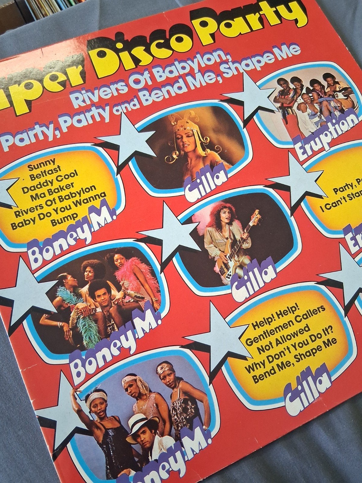 Super Disco Party LP - Boney M., Gilla, Eruption, LP, Gebruikt, Pop, Ophalen of Verzenden