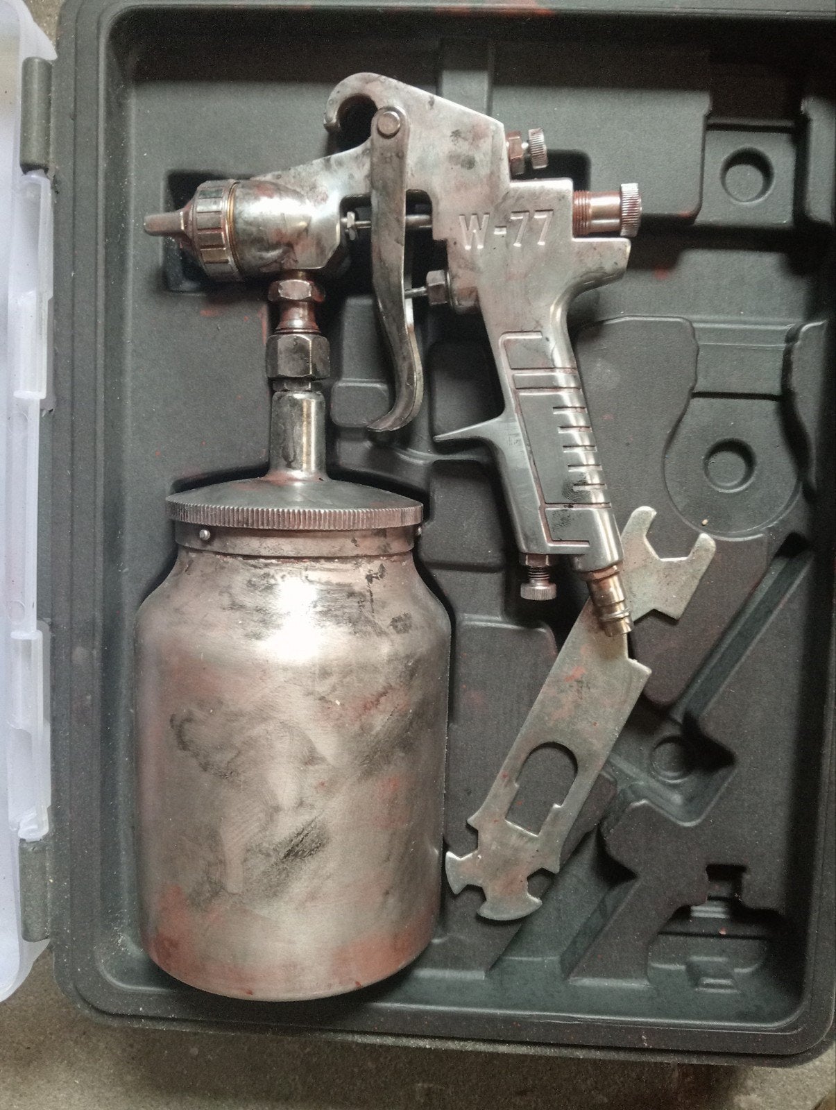 Verfspuit W-77 voor compressor, Ophalen of Verzenden, Verfspuit of Verfpomp