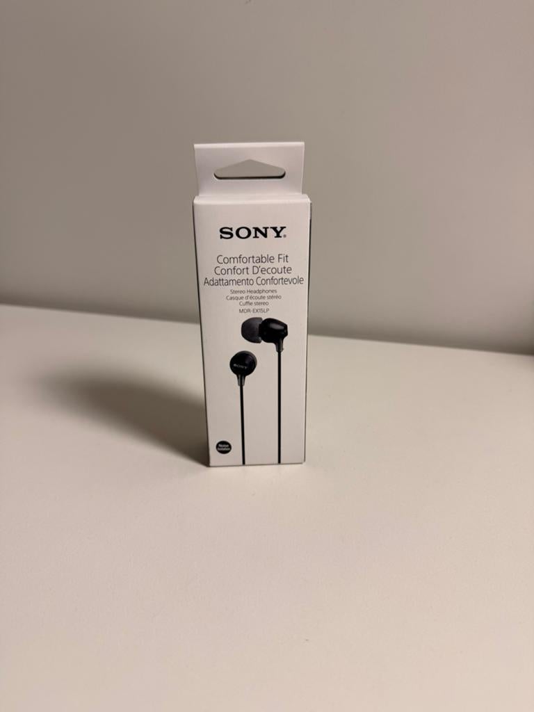 Sony MDR-EX15LP oortjes - nieuw in doos, Ophalen of Verzenden, Nieuw, Sony