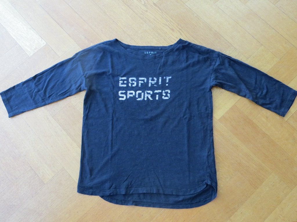 Esprit Top T-shirt Zwart "Esprit Sports" Maat M, Maat 38/40 (M), Zwart, Ophalen of Verzenden, Zo goed als nieuw