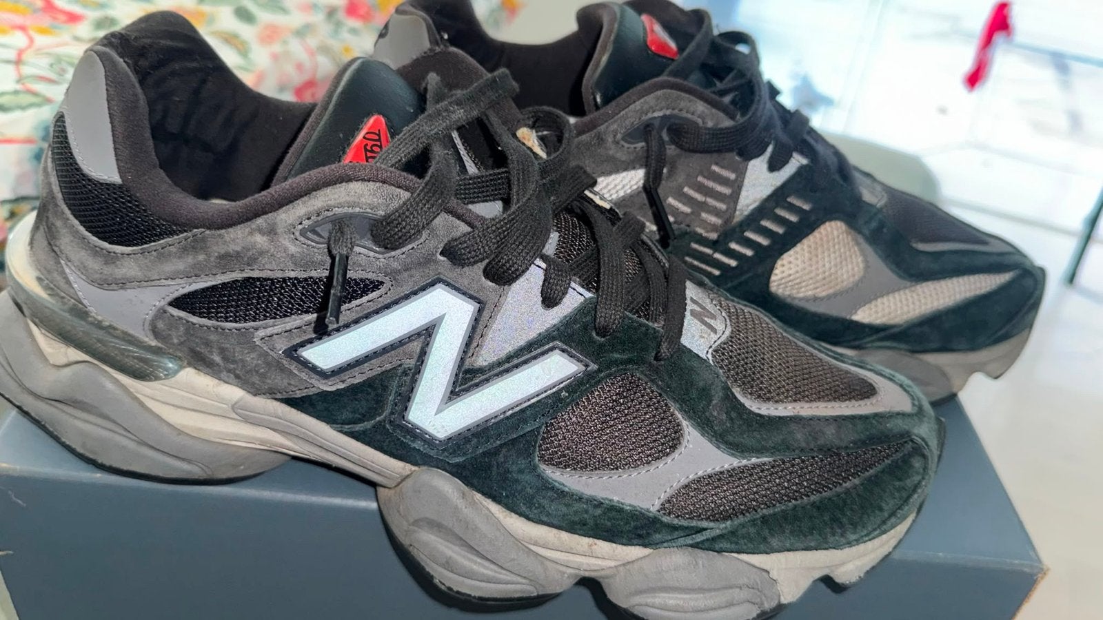 Sneakers New Balance 9060, Kleding | Heren, Ophalen of Verzenden, Gedragen, Zwart, Sneakers of Gympen