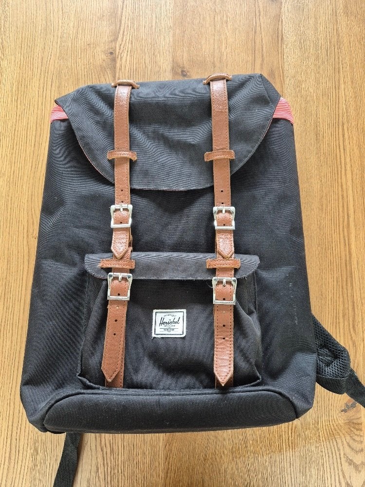 Herschel zwarte rugzak, Overige merken, Nieuw, Ophalen of Verzenden, Trekking