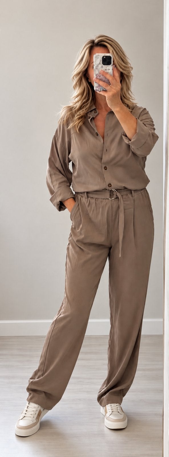 Expresso jumpsuit – nieuw met kaartje 100% viscose maat 40, Kleding | Dames, Ophalen of Verzenden, Nieuw, Maat 42/44 (L), Bruin