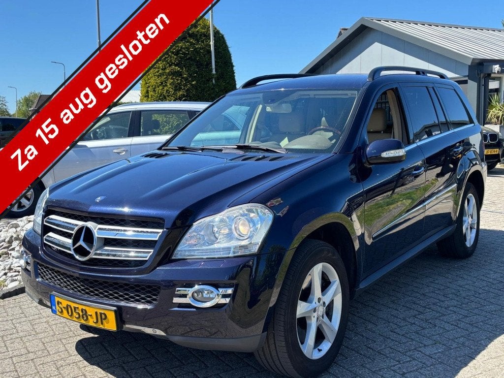 Mercedes-Benz GL-Klasse GL500 V8 Benzine Youngtimer 2007 Inc, Automaat, Blauw, Bedrijf, 388 pk
