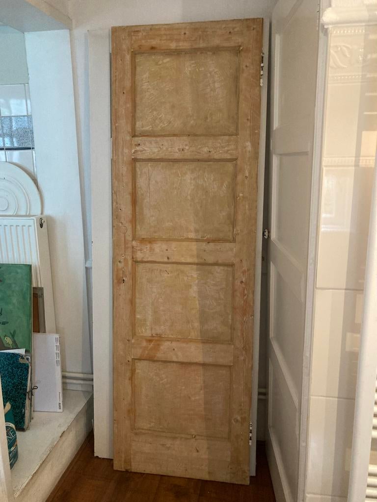 Oude jaren 30 deur (kast deur), Ophalen, Gebruikt, Minder dan 80 cm, Binnendeur