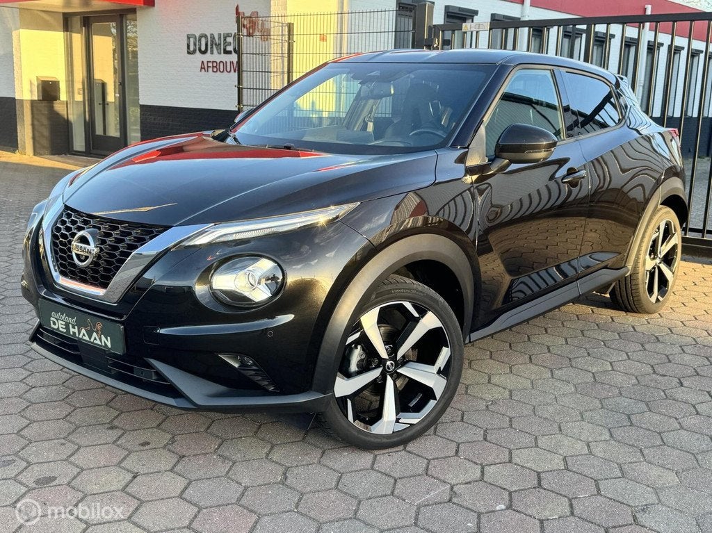 Nissan Juke 1.0 DIG-T Tekna BOSE UITVOERING FULL OPTIONS, Auto's, Nissan, Bedrijf, Te koop, Juke, 360° camera, ABS, Adaptive Cruise Control
