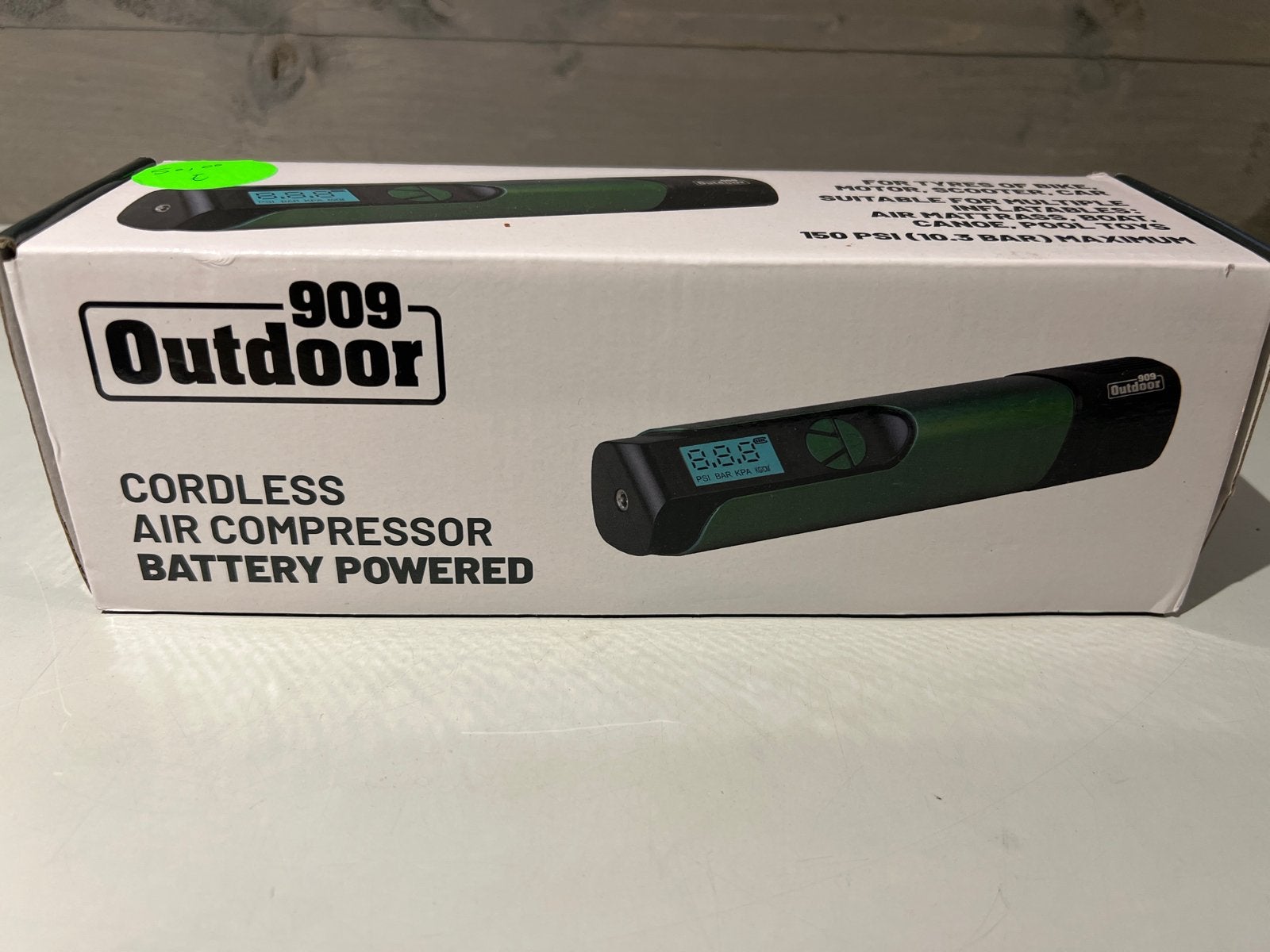 909 Outdoor Draadloze Luchtcompressor - Batterij Aangedreven, N, N, Nieuw, Ophalen of Verzenden