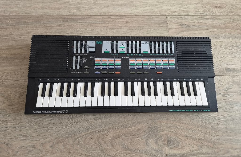 Yamaha PortaSound PSS-570 Keyboard - Vintage Synthesizer, Gebruikt, Yamaha, Met midi-aansluiting, Ophalen