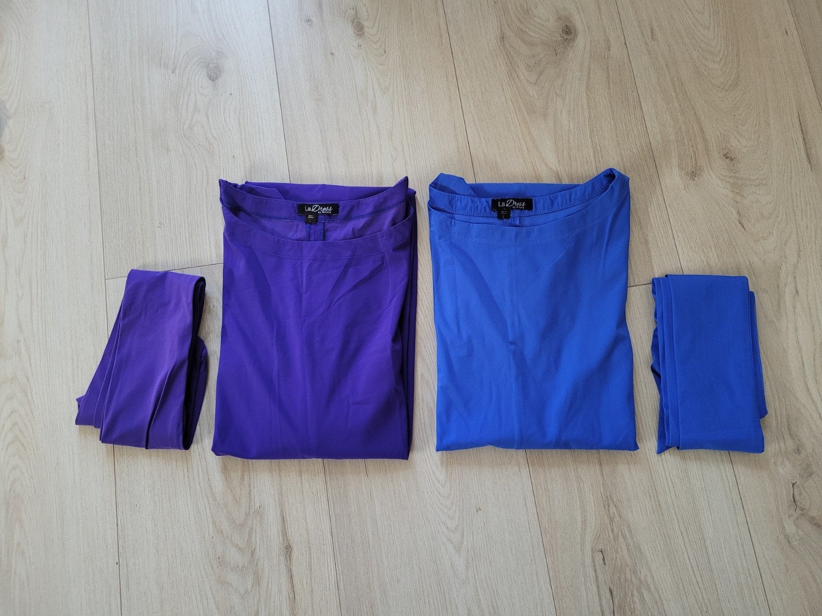 2 jurkjes ladress caroline mt l la dress, Maat 42/44 (L), Knielengte, LaDress, Gedragen