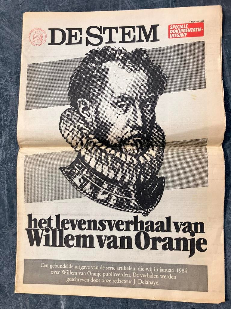Willem van Oranje speciale uitgave, Verzamelen, Tijdschriften, Kranten en Knipsels, Ophalen of Verzenden, 1980 tot heden, Tijdschrift