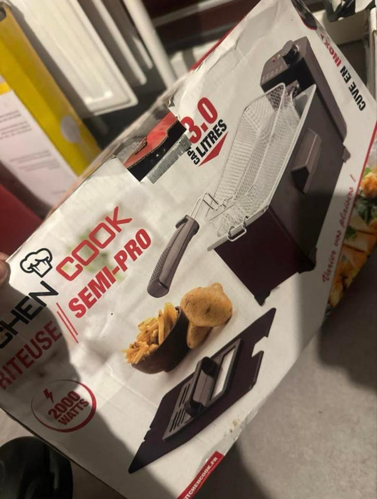 Kitchencook Friteuse 3.0 Liter, 2 tot 3 liter, Ophalen of Verzenden, Gebruikt